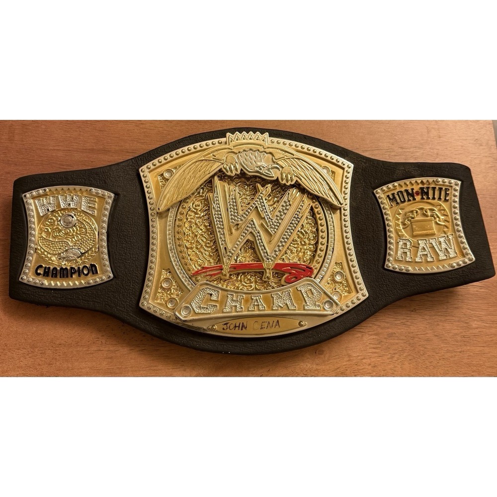 2005 Jakks Pacific WWE Monday Nite Raw Champion SPINNER BELT Youth